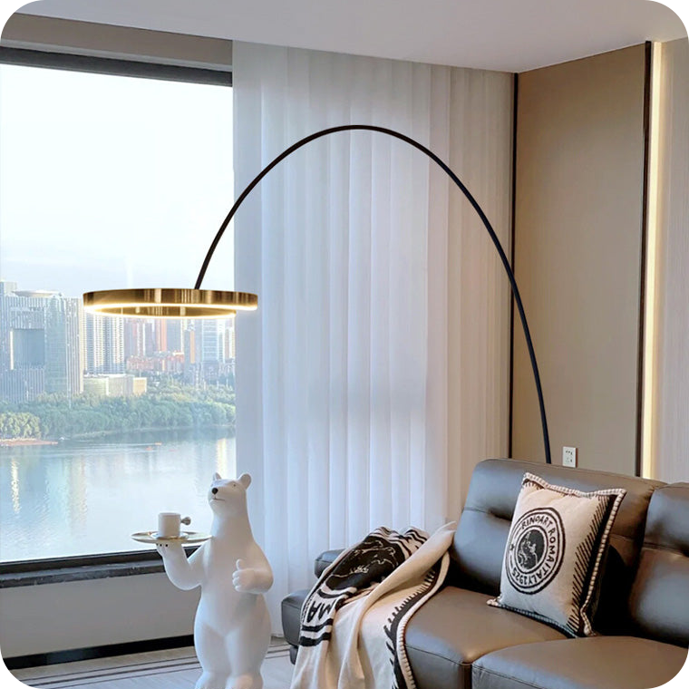 Circular Arc Floor Lamp