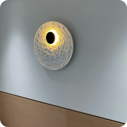 Aplique de pared con forma de disco redondo Eclipse