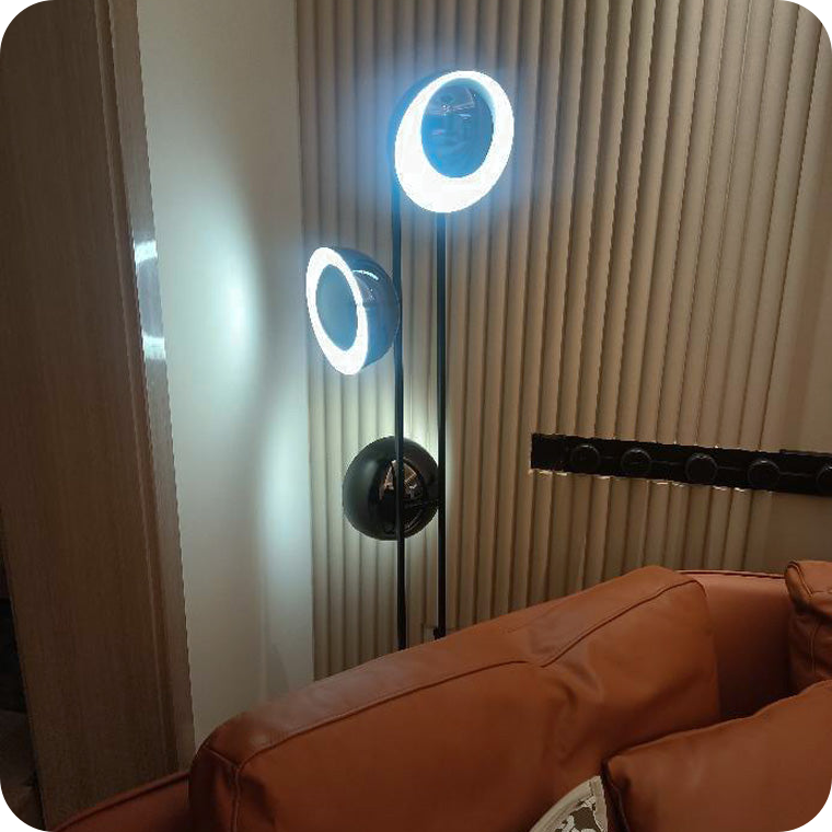 3-light Eclipse Floor Lamp