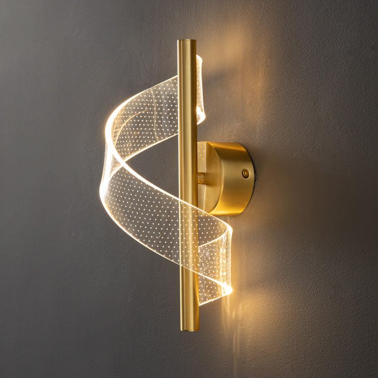 Ribben Brass Wall Sconce