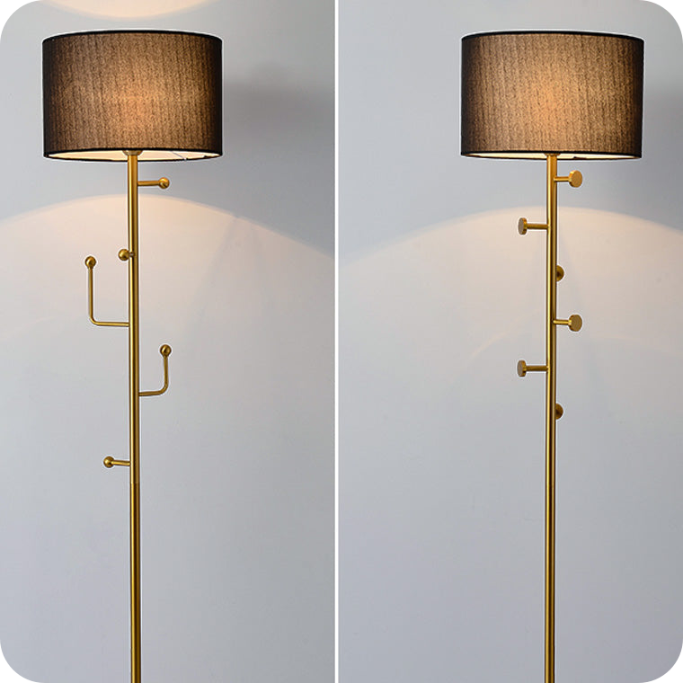 Coat Rack Tree Floor Lamp