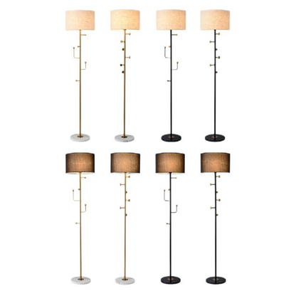 Coat Rack Tree Floor Lamp