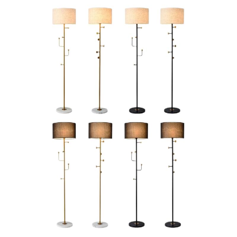 Coat Rack Tree Floor Lamp