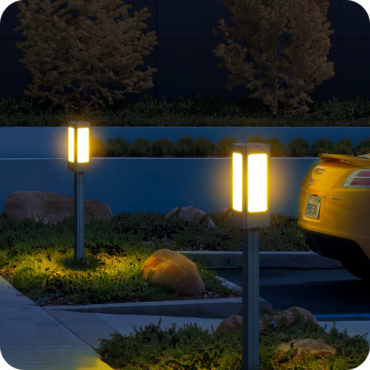 Modern Landscape Path Light IP65 Waterproof Pathway Light Aluminum Housing Bollard Lights