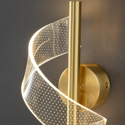 Ribben Brass Wall Sconce