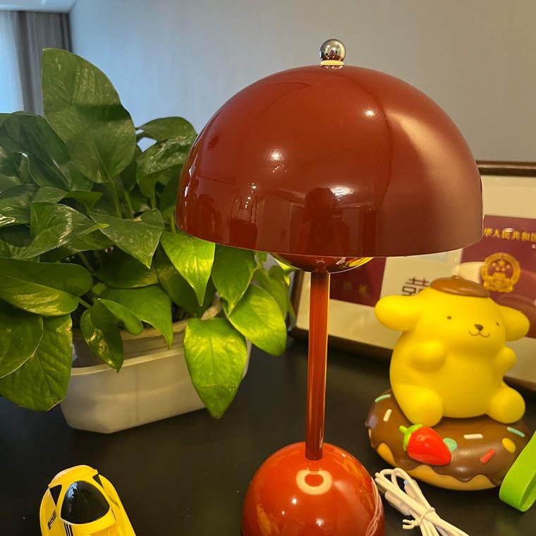 Scandi Mushroom Table Lamp for Children