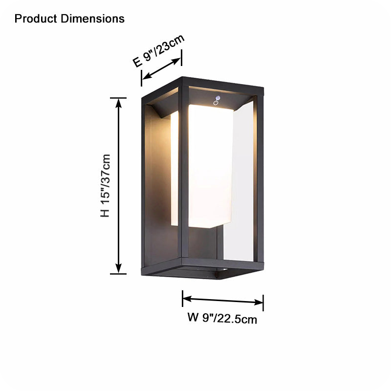 Solar Outdoor Wall Lantern