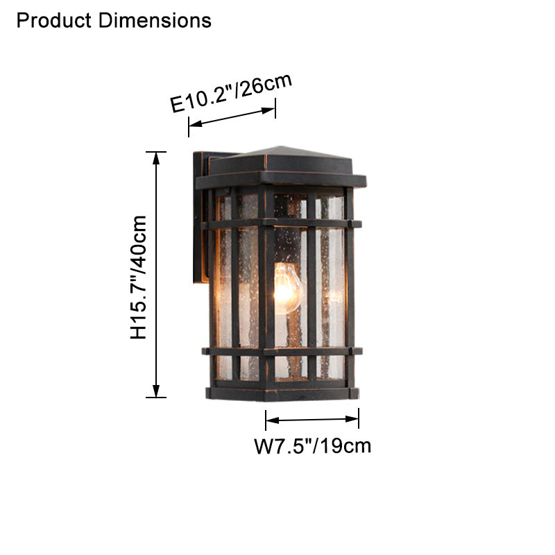 Rustic Outdoor Wall Light