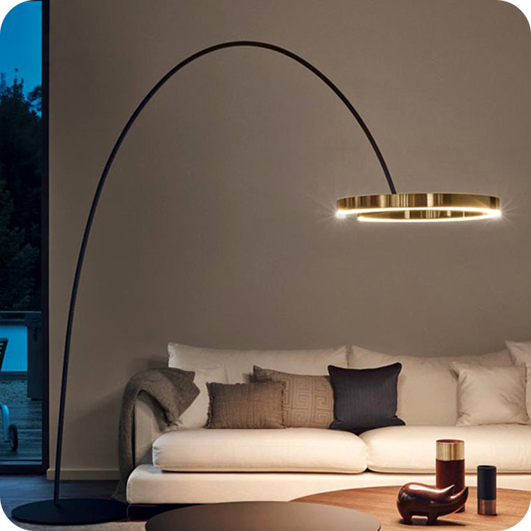 Circular Arc Floor Lamp