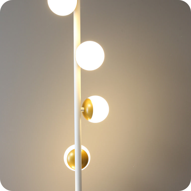 Bubble Dimmable Floor Lamp with Charging Tray