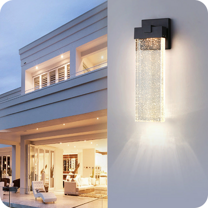 Seeded Crystal Wall Light Christmas Lights