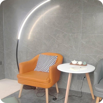 Crescent Arc LED Floor Lamp