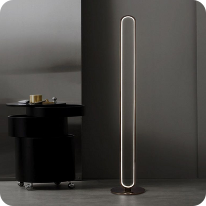 Oval Skinny Floor Lamp