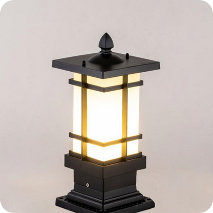 Square Outdoor Pillar Light