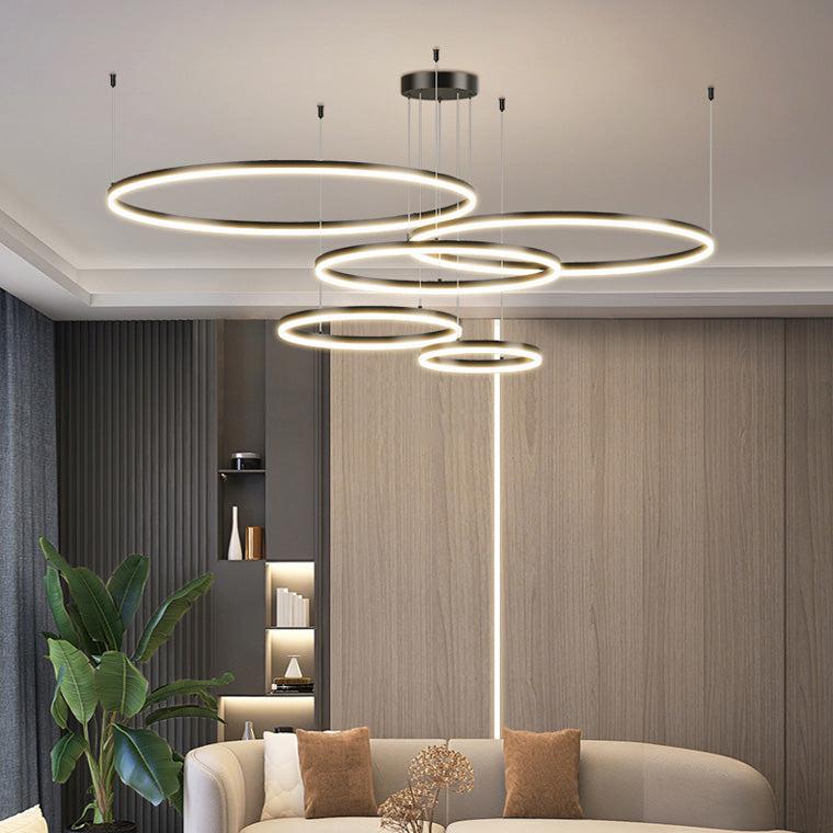 Wireless 3 LED Ring Chandelier