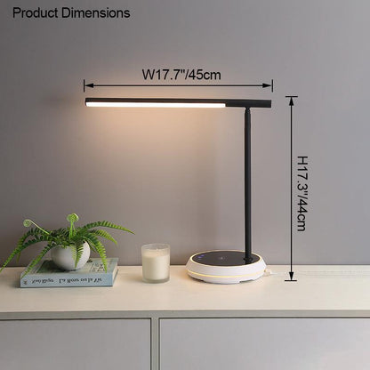 Dimmable Touch Cantilever Desk Lamp with Wireless Charger