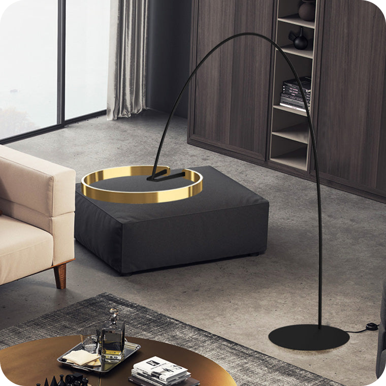 Circular Arc Floor Lamp