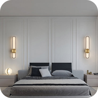 Long Oval LED Wall Sconce