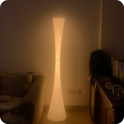 Tall Cylinder Floor Lamp with Hue Dimmer