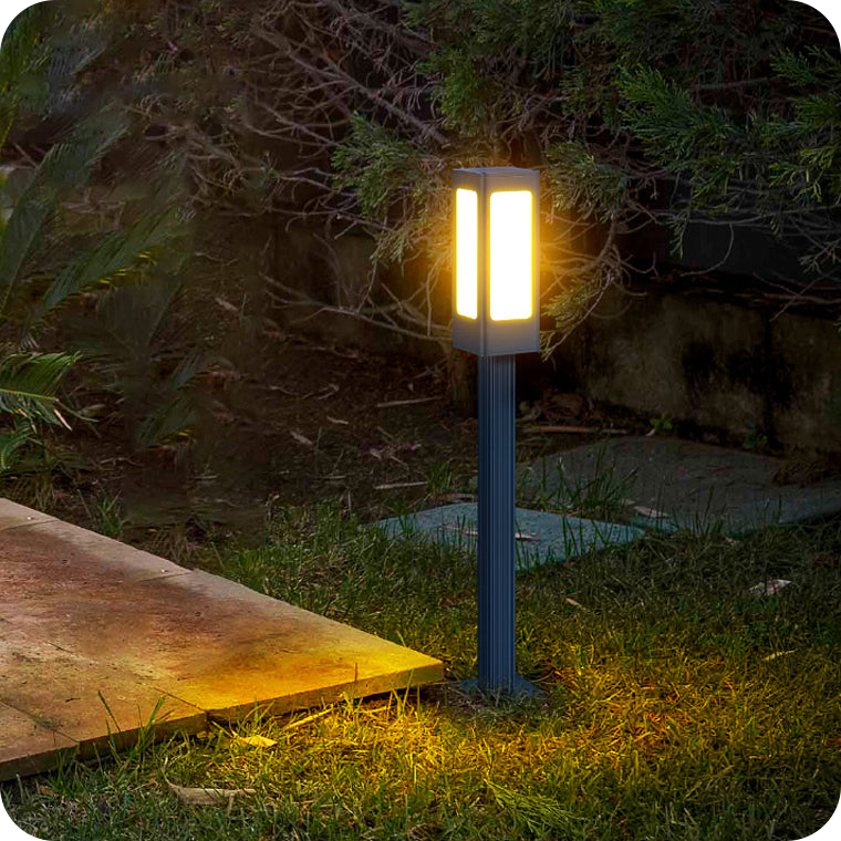 Modern Landscape Path Light IP65 Waterproof Pathway Light Aluminum Housing Bollard Lights