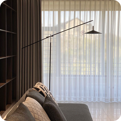 Cantilever Reading Floor Lamp over the Couch