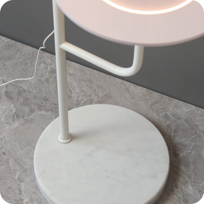 Bubble Dimmable Floor Lamp with Charging Tray