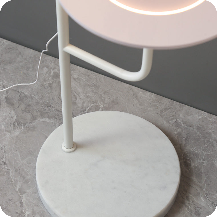 Bubble Dimmable Floor Lamp with Charging Tray