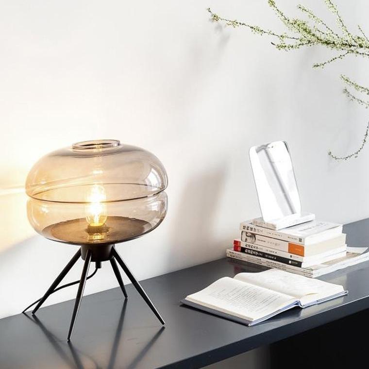 Glass Dome Table Lamp