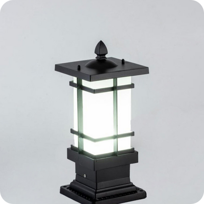 Square Outdoor Pillar Light