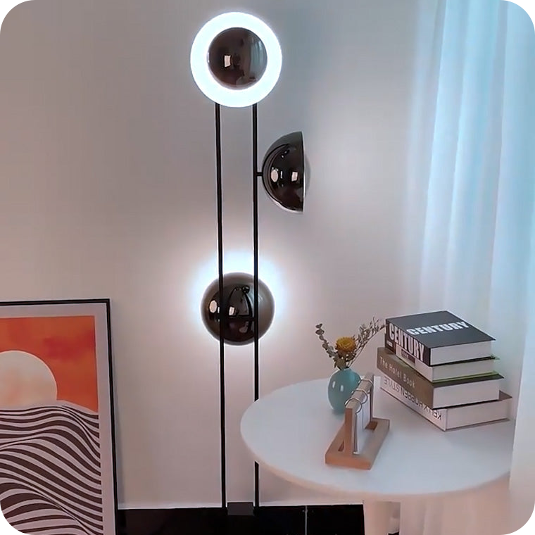 3-light Eclipse Floor Lamp