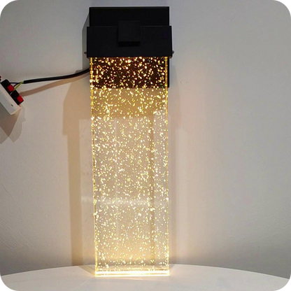 Seeded Crystal Wall Light Christmas Lights