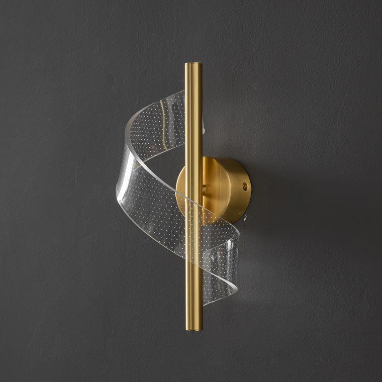 Ribben Brass Wall Sconce