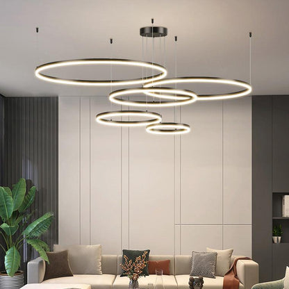 Wireless 3 LED Ring Chandelier