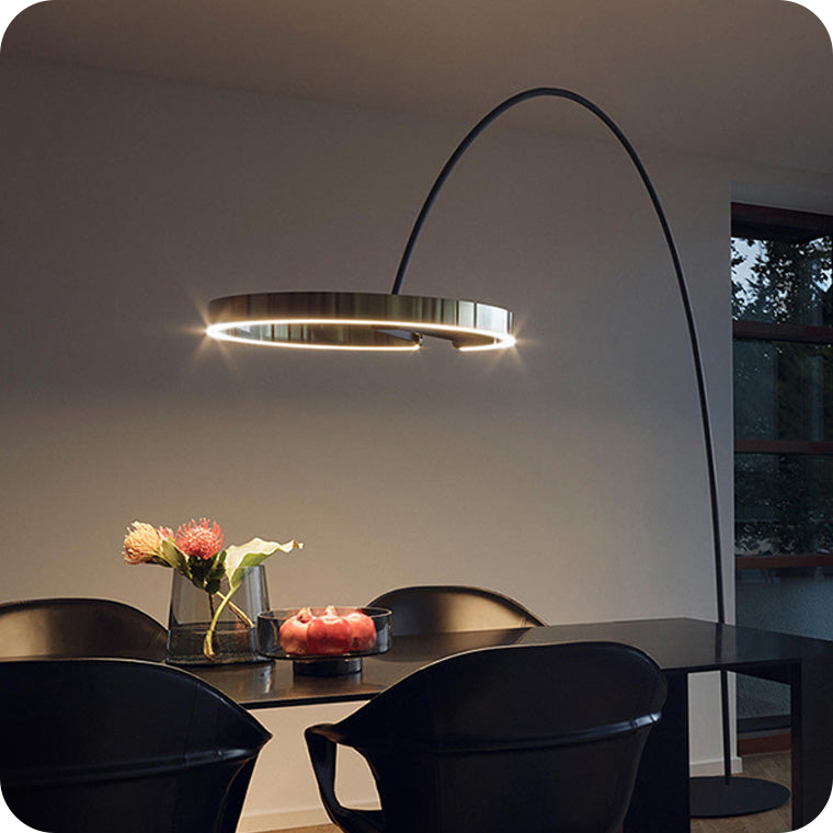 Circular Arc Floor Lamp