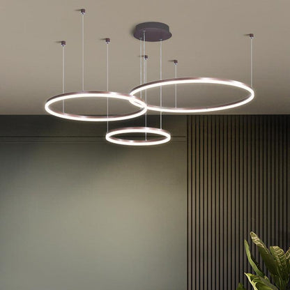 Wireless 3 LED Ring Chandelier