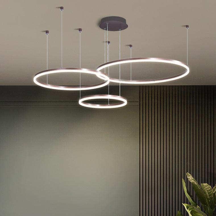 Wireless 3 LED Ring Chandelier