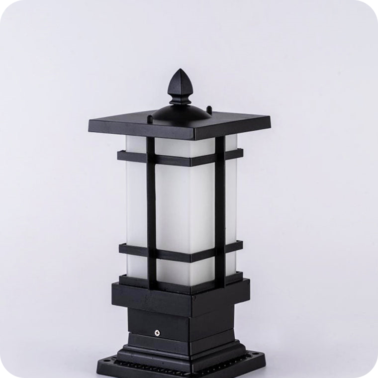 Square Outdoor Pillar Light