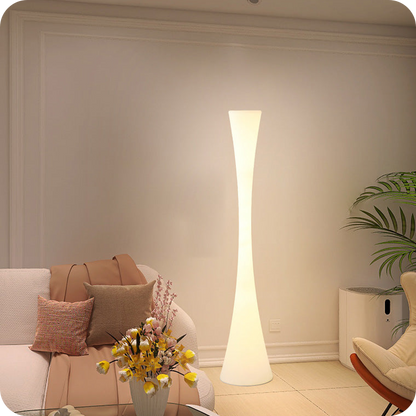 Tall Cylinder Floor Lamp with Hue Dimmer