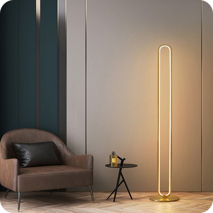 Oval Skinny Floor Lamp