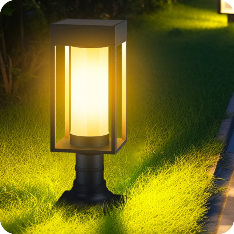 Outdoor waterproof garden lamp, villa wired, high-end yard grass lamp.