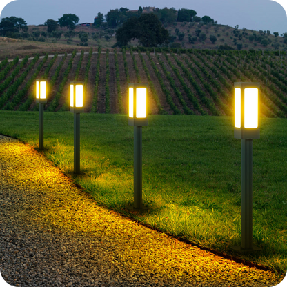 Modern Landscape Path Light IP65 Waterproof Pathway Light Aluminum Housing Bollard Lights