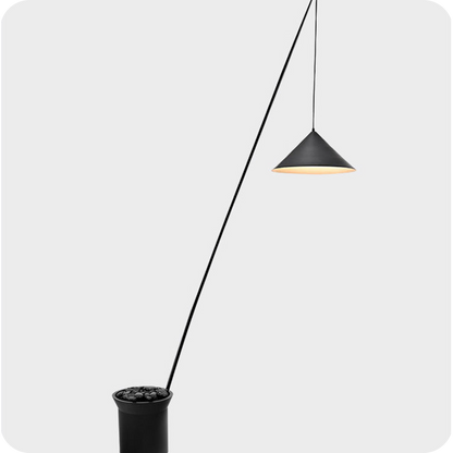 3-light Overhanging Floor Lamp