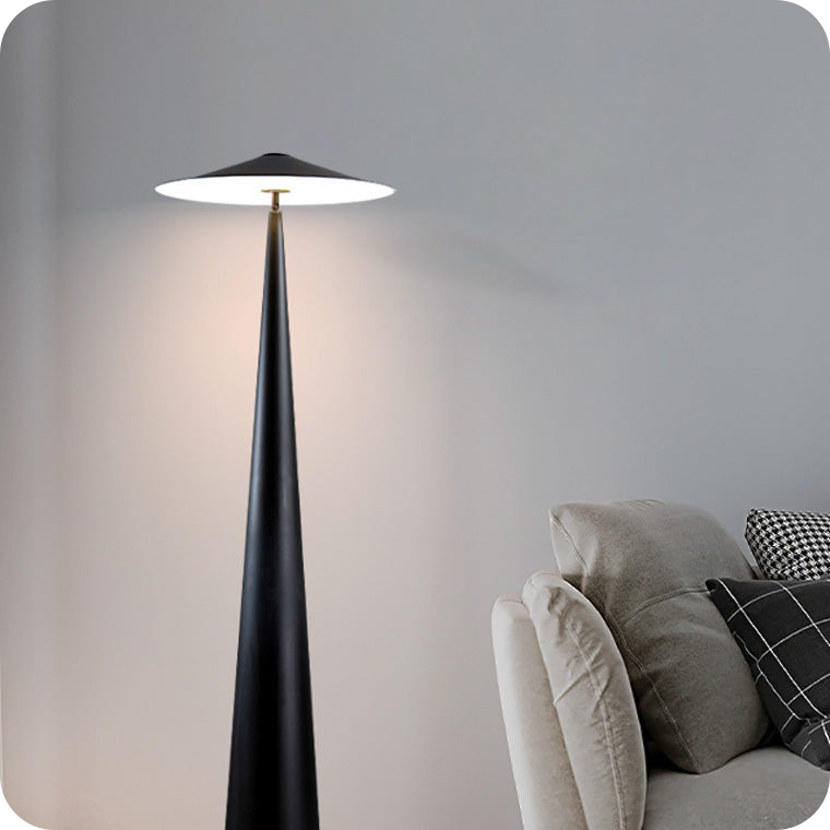 Adjustable Cone Mushroom Floor Lamps