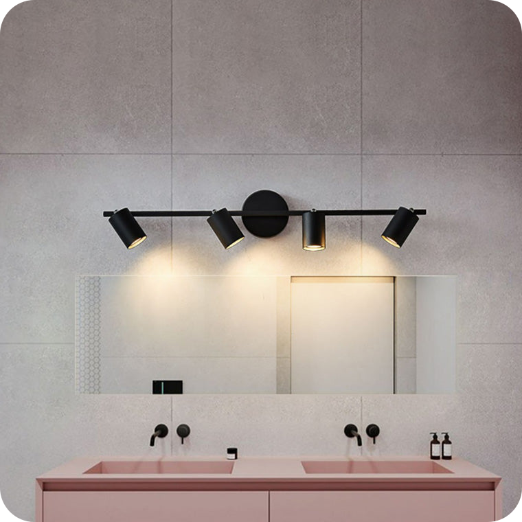 3or4-Light Vanity Bathroom Sconce for Mirror