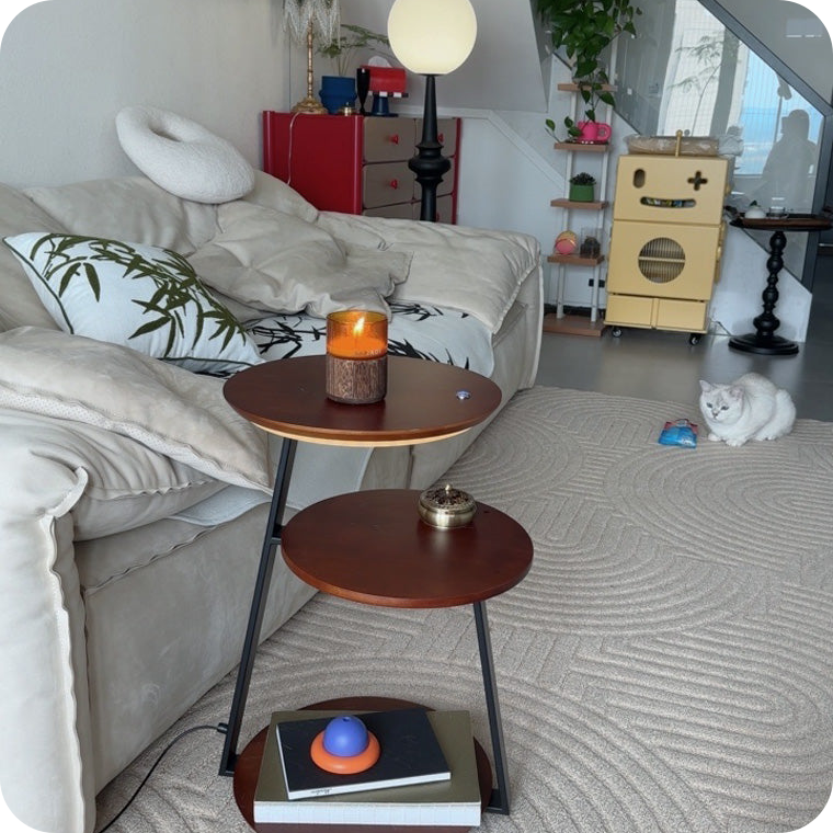 End Table Floor Lamp