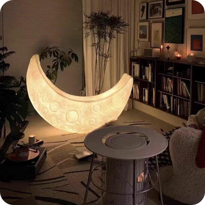 Crescent Moon Floor Lamp Christmas Lights