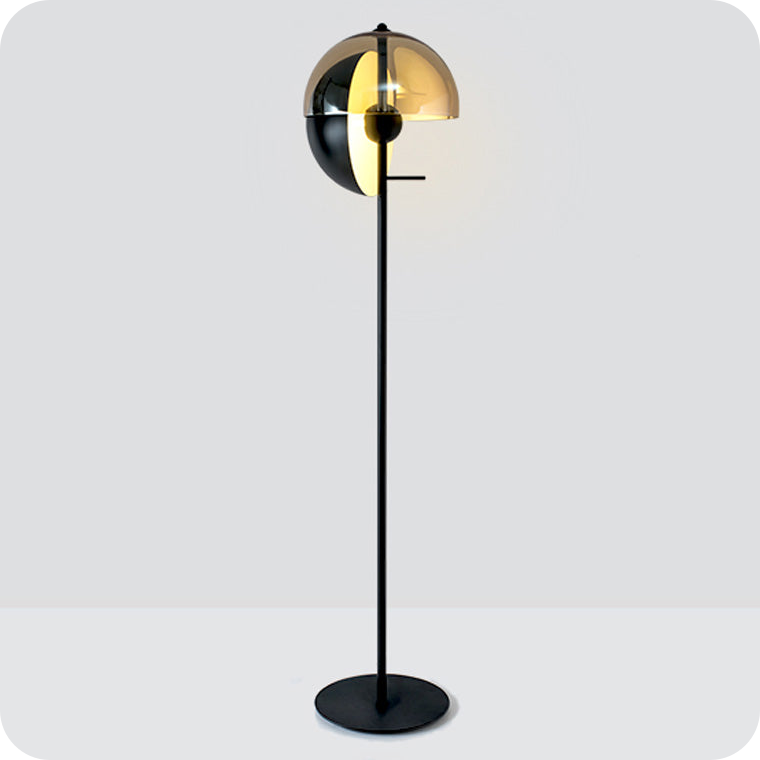 Half-spheres Floor Lamp