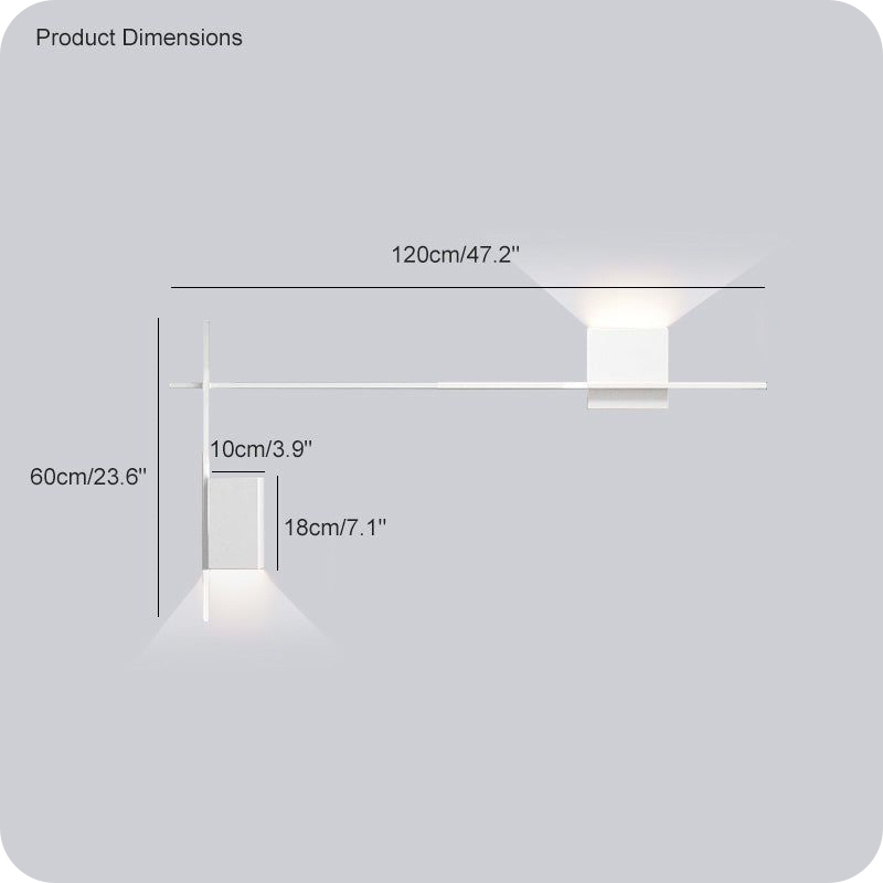 Aplique de pared con acento escultural