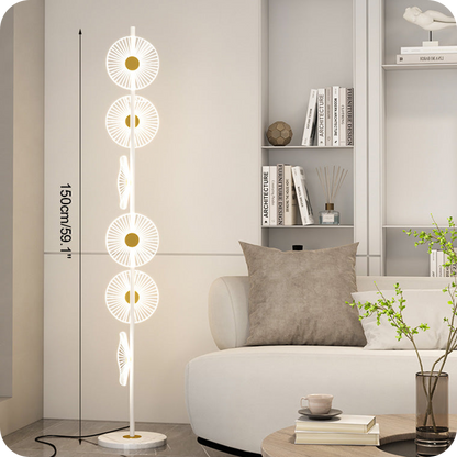 Multi-light Dimmable Floor Lamp with Remote