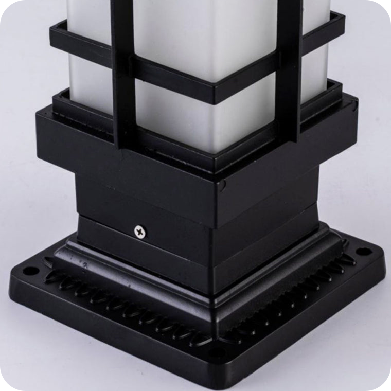 Square Outdoor Pillar Light